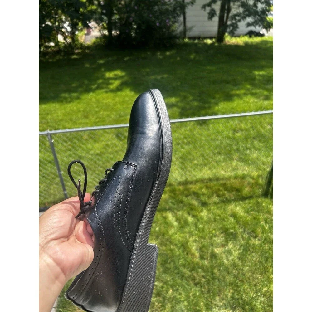 Deer Stags Metro Men’s Size 13W Black Dress Shoes Lace Up Oxford